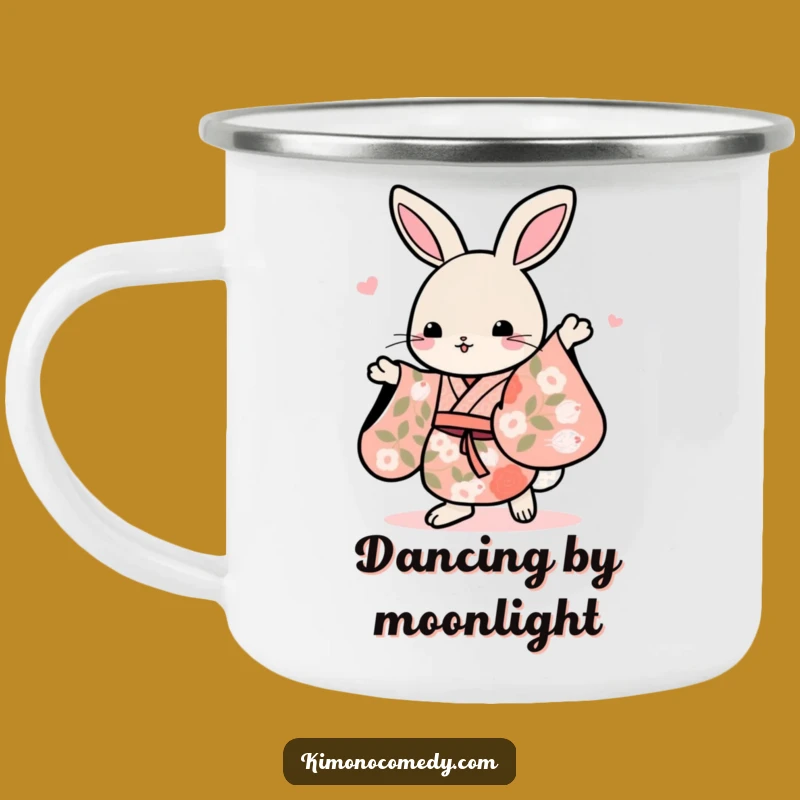 Funny Kawaii Rabbit Dance Camping Mug - Lively Outdoors - Funny Gift