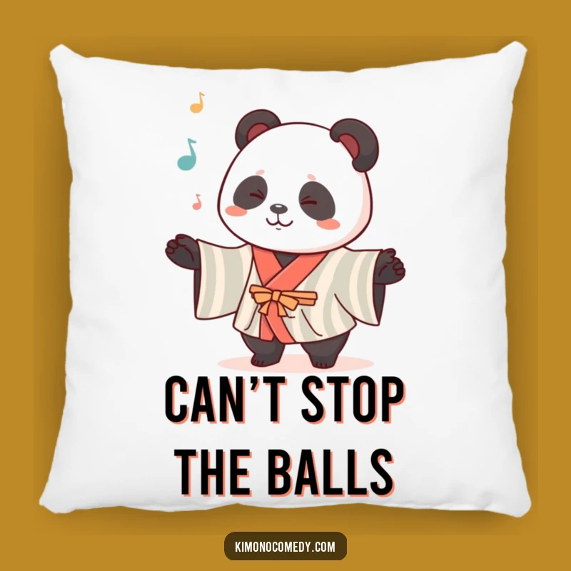 Funny Kawaii Panda Kimono Pillow: Cozy Juggling, Cute Comfort, Adorable Funny Gift