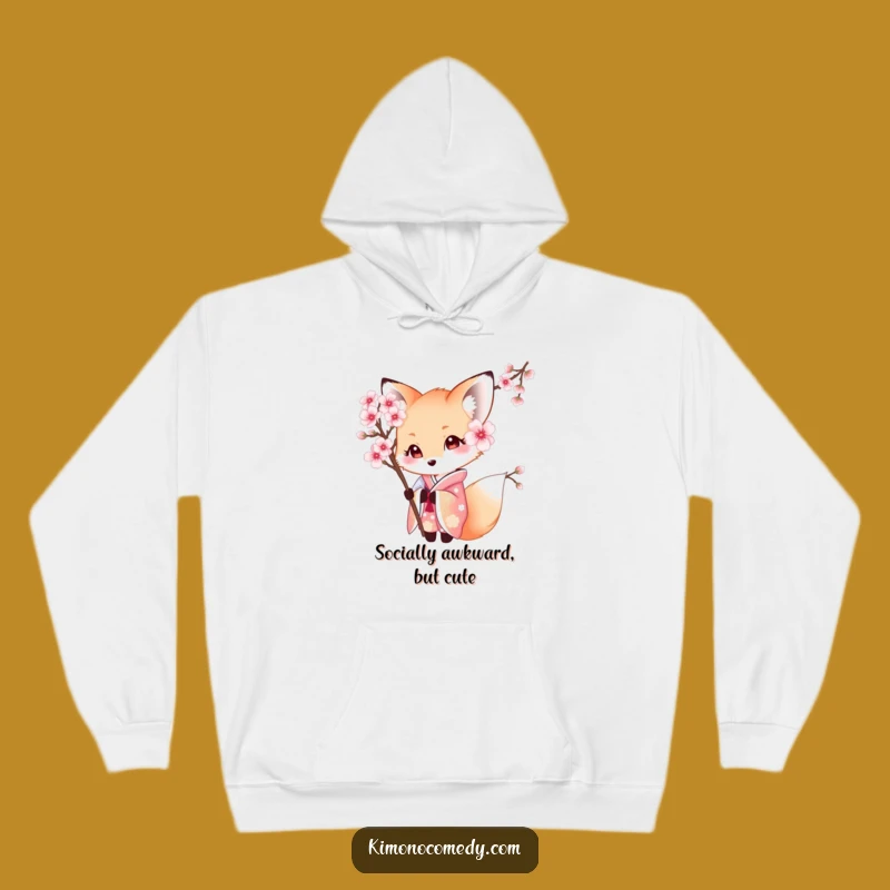 Funny Kawaii Fox Hoodie: Cozy Kimono Secret, Perfect Gentle Gift!
