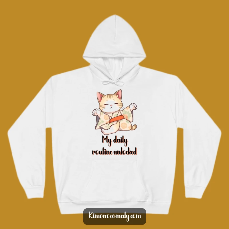 Cozy Funny Cat Kimono Hoodie: Ultimate Comfort Meets Artistic Flair!
