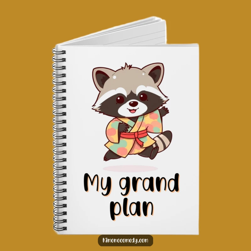 Funny Raccoon Kimono Hop Notebook: Bandit Journal, Excellent Funny Gift