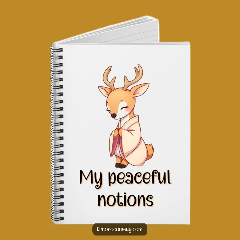 Funny Deer Kimono Notebook: Serene Journal, Perfect Gift for Reflection