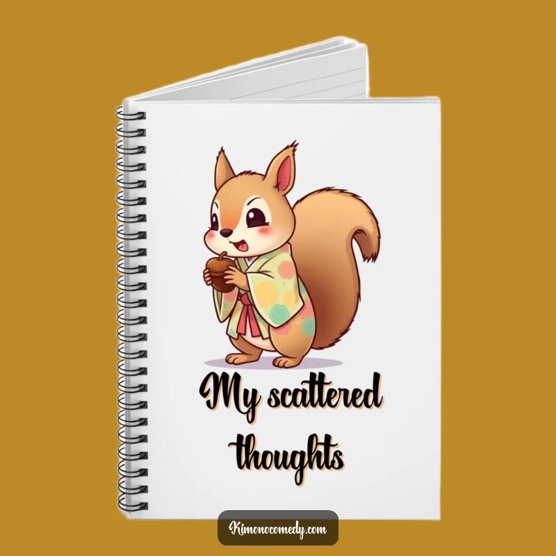 Kawaii Squirrel Startled Notebook: Funny Journal for Oops Moments