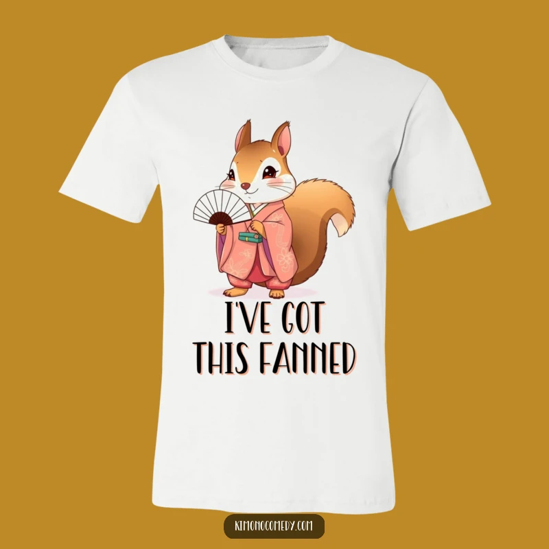 Funny Squirrel Kimono T-Shirt: Hilarious Animal Lover Apparel and Unique Gift Idea