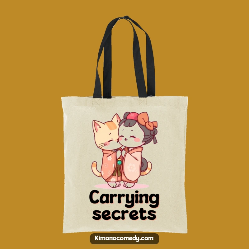 Funny Kawaii Kimono Cat Secret Bag - Stylish & Hilarious Carry-All Gift