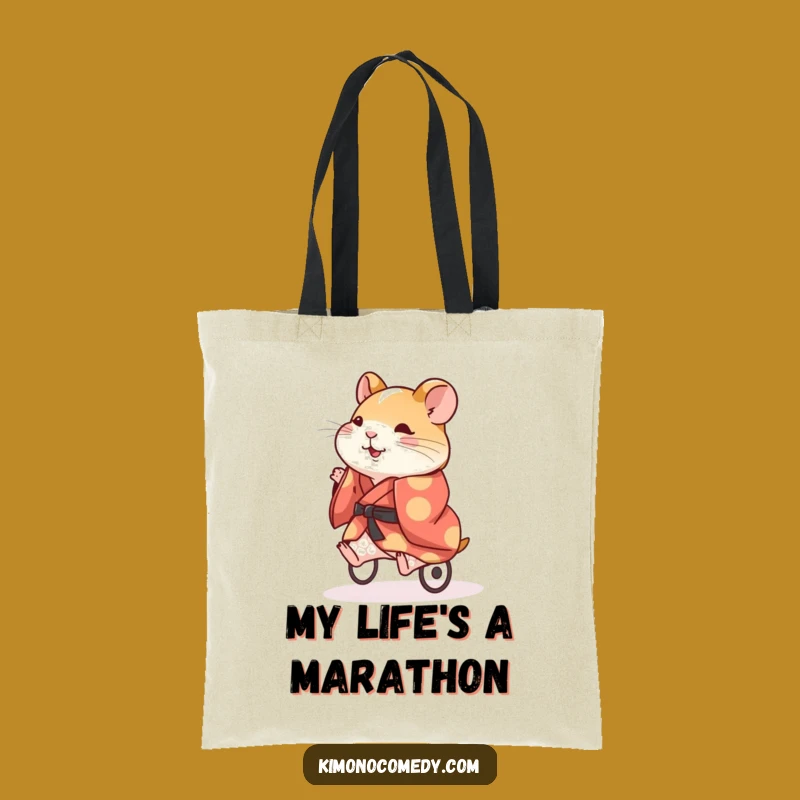 Funny Hamster Kimono Tote Bag – Carry Your Energy with Hilarious Style